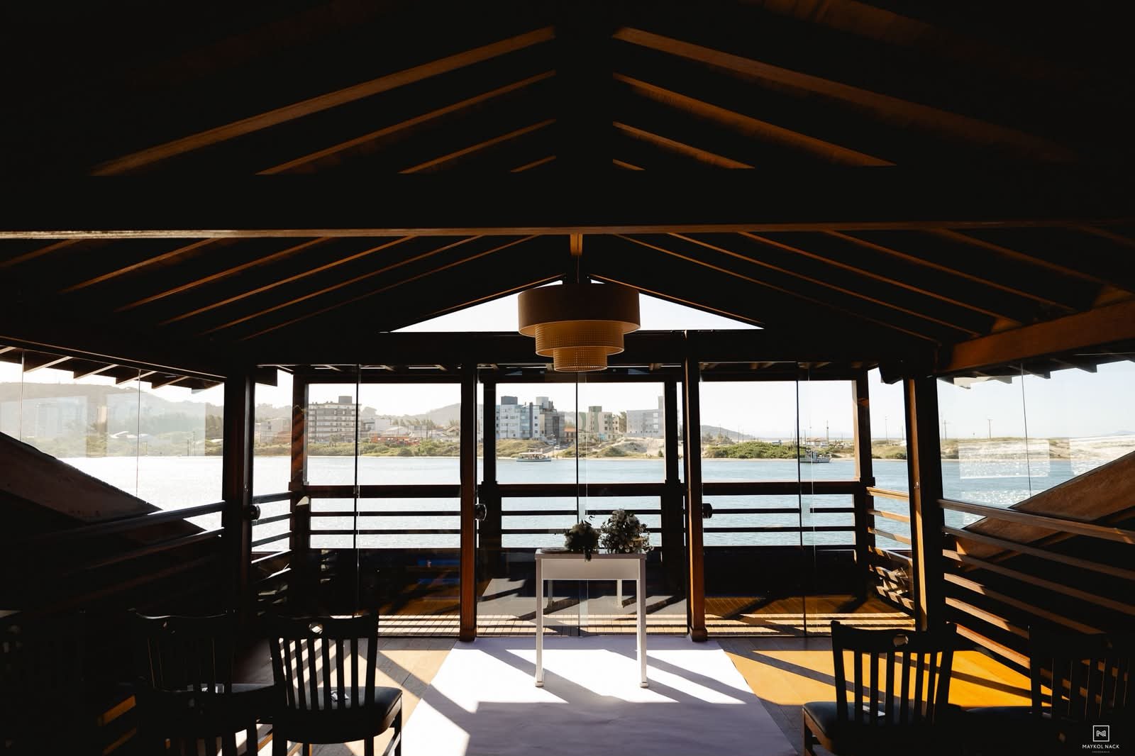Espaço com vista para o mar